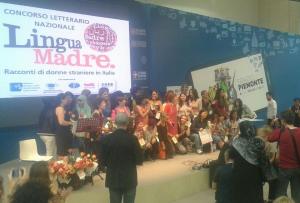 Samen met alle winnaressen op de foto.