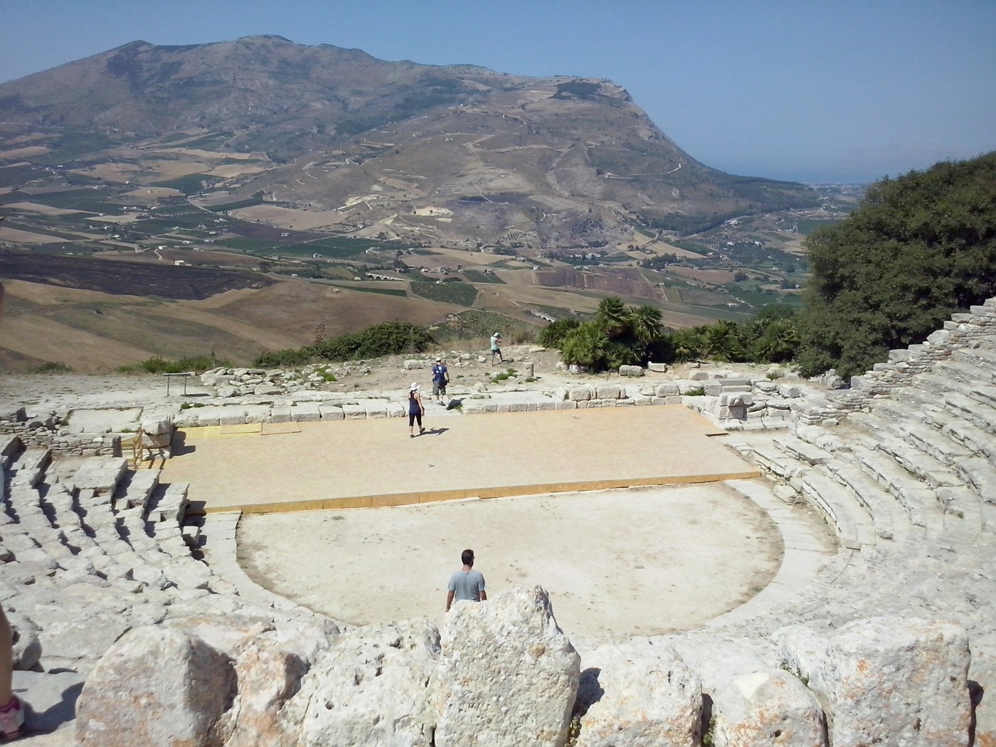 Segesta's theater.
