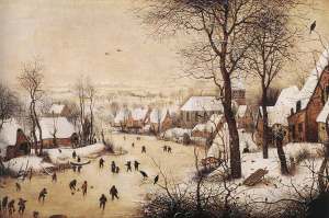 Winterlandschap van Brueghel
