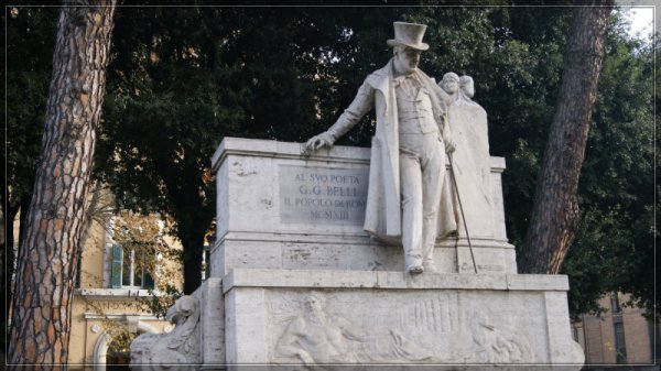 Gioachino Belli, Piazza Belli, Trastevere