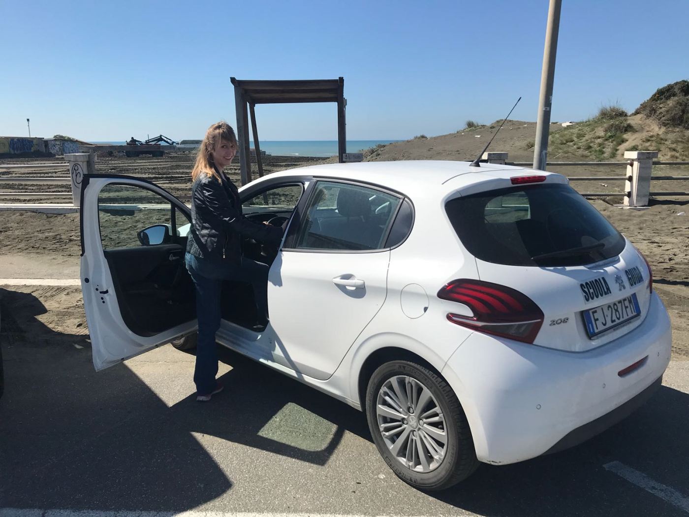 Rijles: naar Ostia en weer terug.